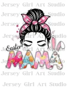 ST- Easter Mama Sublimation Transfer