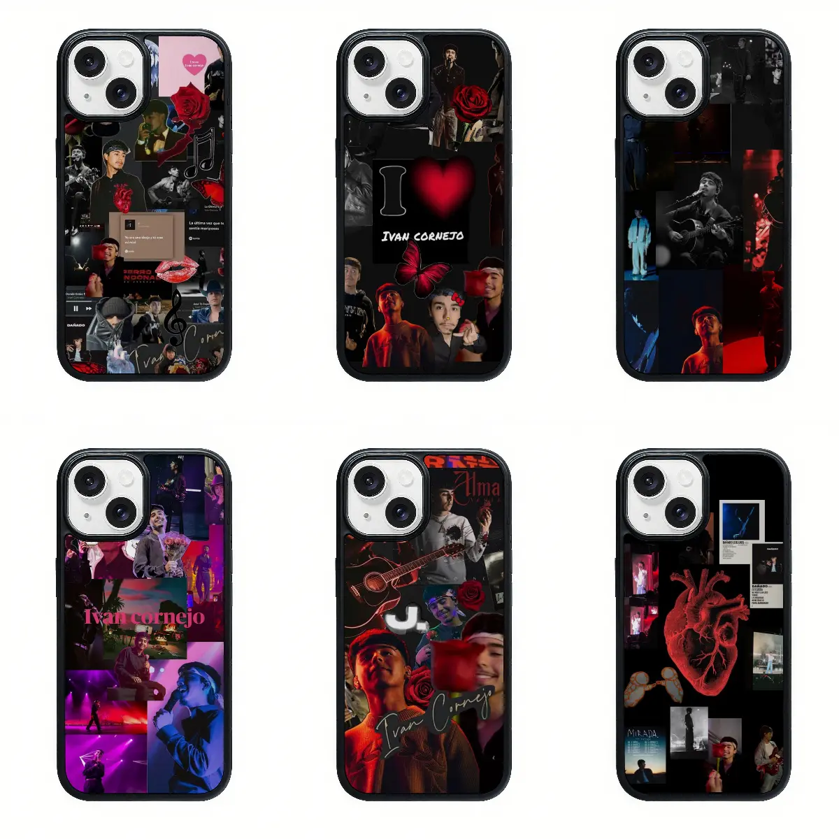 Ivan Cornejo Soft TPU Mobile Phone Case - Multiple Colors, Fits iPhone 17,16,15,14,13,12,11 - Phones & Electronics Accessories, Flexible Fit