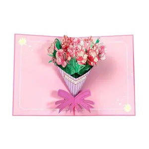 Paper Love Mother's Day Card, Happy Mothers Day Pop Up Card 3D Design for Mom Wife Grandmother Intricate Laser Cut Details Premium Cardstock Butterflies, Hummingbirds