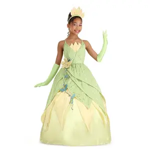Girl's Disney Deluxe Princess and the Frog Tiana Costume (© Disney)
