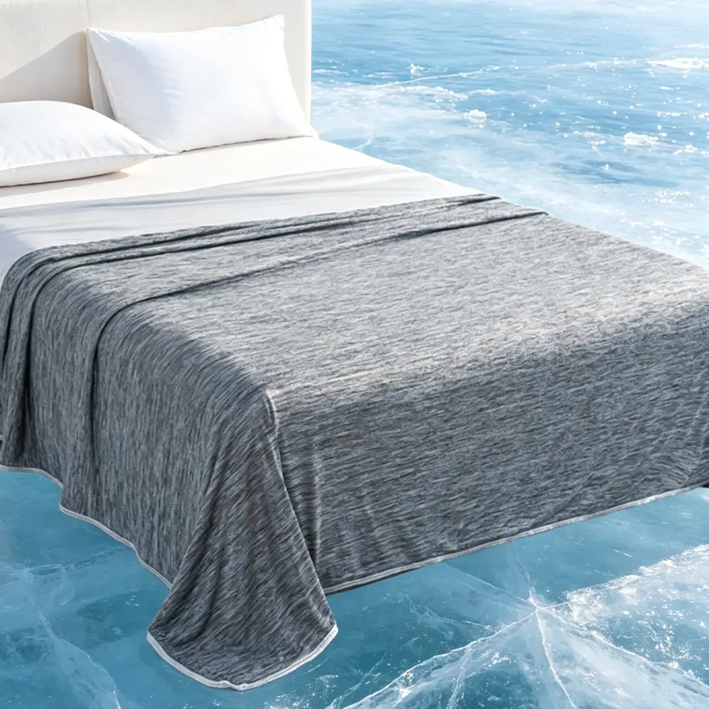 Slumber Premium Cooling Blanket for Hot Sleepers, Ultra Soft Lightweight Summer Blanket, Double-Sided Cool to Touch Throw Blanket for Bed, Couch and Sofa, Breathable All Season Blanket