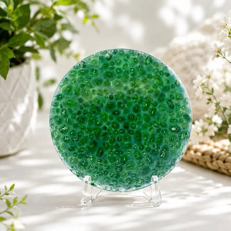 Green Pebbles Picky Pad Silicone Picky Pad for Anxiety ADHD Skin Picking Soft Soothing Texture Unisex Fidget Fun Stress Relief Squishy