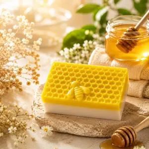 Jabón Artesanal de Miel con Vitamina E | Cuidado Natural para una Piel Suave y Radiante