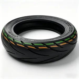 10x2.30-6.5 Small Cow Electric Road Vacuum Tire, 10 Inch Replacement Set, Suitable for Electric Scooters, Durable Rubber Material, Scooter Wheels