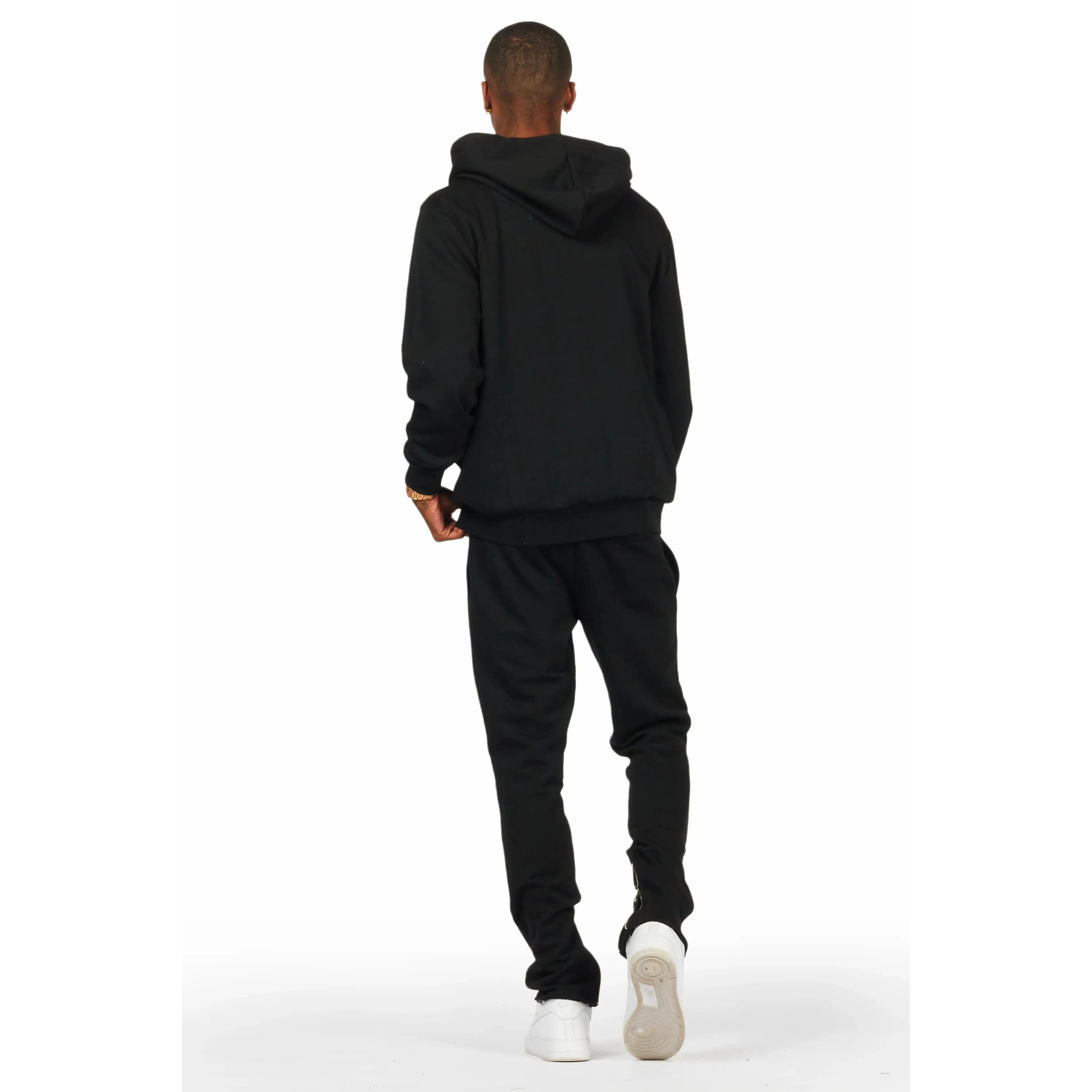Raffer Black Slim Fit Track Set - TikTok Shop