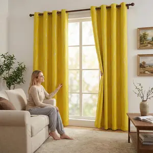 Curtain Club 2 Panels 52x84inch Luxury Window Panels Tree Branch Blackout Curtains  for Bedroom & Living Room Thermal Insulated Room Darkening Grommet Window Drapes 20+ Colors Rubber Metallic Printed Blackout Privacy Grommet Curtains Set FT24791