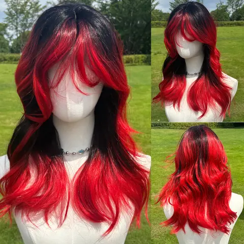 SMILCO 20" Curly Deep brown Synthetic Wig, with Curtain Bangs, Glueless, Natural-Looking Scalp, Full Machine Cap, Adjustable Straps & Breathable Cap, SM415 Vibrant Color & Soft Texture Holiday Haul
