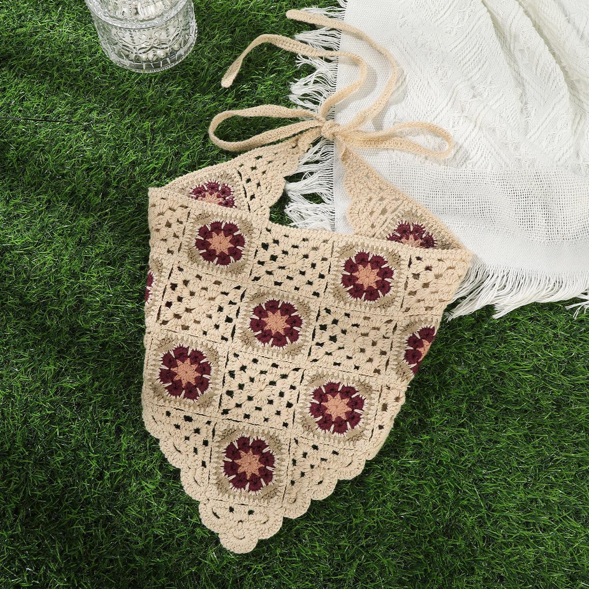 2Pcs Crochet Bandana Head Kerchief Hair Scarf Knitted Hair Scarves Tie Flowers Headwrap Headband Gift for Women and Girl 2Pcs Crochet Bandana Head Kerchief Hair Scarf Knitted Hair Scarves Tie Flowers Headwrap Headband Gift for Women and Girl