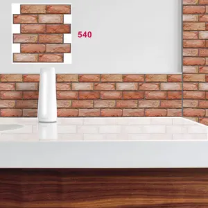 3D Brick Pattern Wall Sticker, Self-adhesive Wallpaper, Stereo Retro Multi-style Brick Wall Sticker, Wall Decorative Sticker