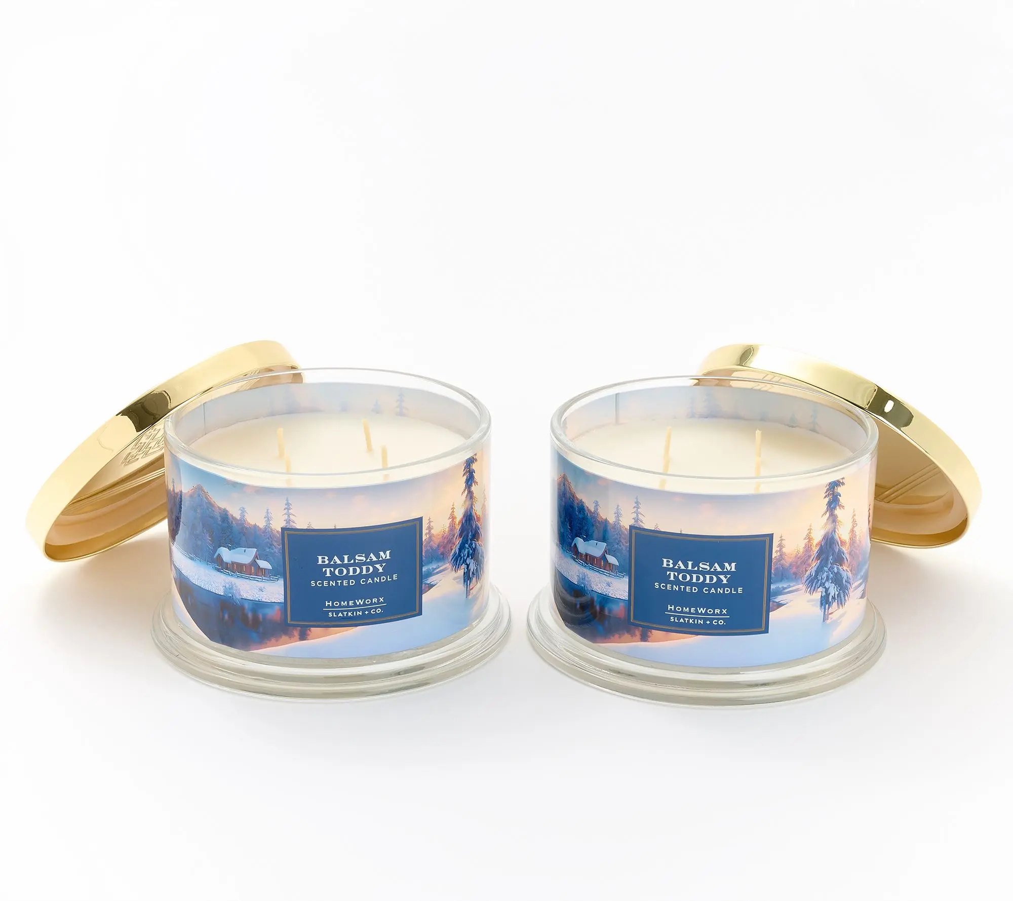 HomeWorx by Slatkin + Co. S/2 18oz Chai Pumpkin Latte Candles HomeWorx by Slatkin + Co. S/2 18oz Chai Pumpkin Latte Candles