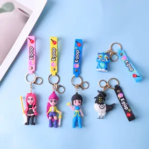 K-Pop Cartoon Keychain Fashion Accessory - Compact & Stylish Ornament for Keys or Bag - Versatile Use - Unique K-Pop Inspired Design small ornament demon hunter