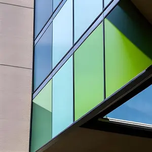 RockRose Building Tint Window Shield Reflective Daytime Privacy Film