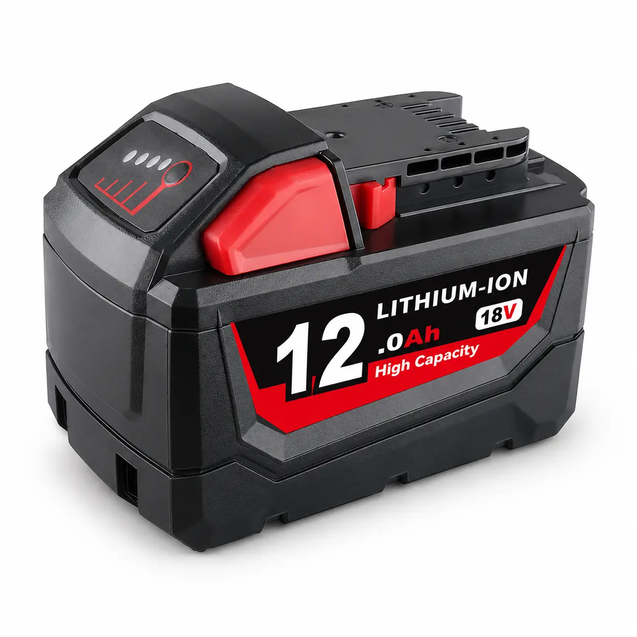 Replacement for Milwaukee M18 18V 12.0Ah Lithium-Ion Battery, High Capacity Cordless Power Tool Battery Pack for M18 Series Tools