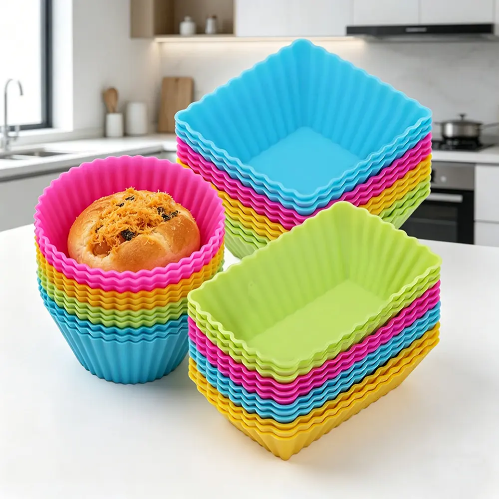 36Pcs Silicone Lunch Box Dividers,Reusable Lunch Bento Box Accessories,Lunchbox Supplies Accessories,Back to School Lunch Essentials,Silicone Cupcake Liners,Muffin Cups - Home Improvement.