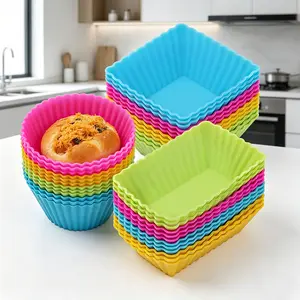 24Pcs Silicone Lunch Box Dividers,Reusable Lunch Bento Box Accessories,Lunchbox Supplies Accessories,Back to School Lunch Essentials,Silicone Cupcake Liners,Muffin Cups - Home Improvement.