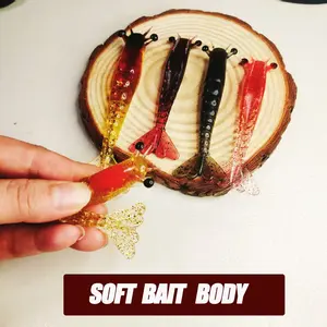 2-Pack Iron Crab Soft Bait, 2 Sizes, Mimicry Soft Bait, Fishing Lure, Angling Gear, Ideal for Catching Fish, Durable & Effective Design