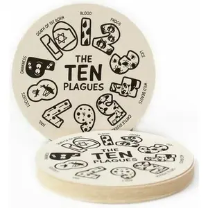 Kids Dippin' Dabbers 10 Plague Coasters