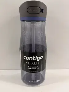 New Contigo Water Bottle 32 oz Ashland Blue With Lock Leak Proof