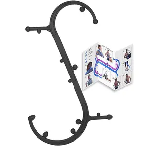 Handheld Full Body Massage Cane, Shoulder & Neck Back Handheld Self Massager, Trigger Point Massage Tool, Muscle Knot Remover with Instructions