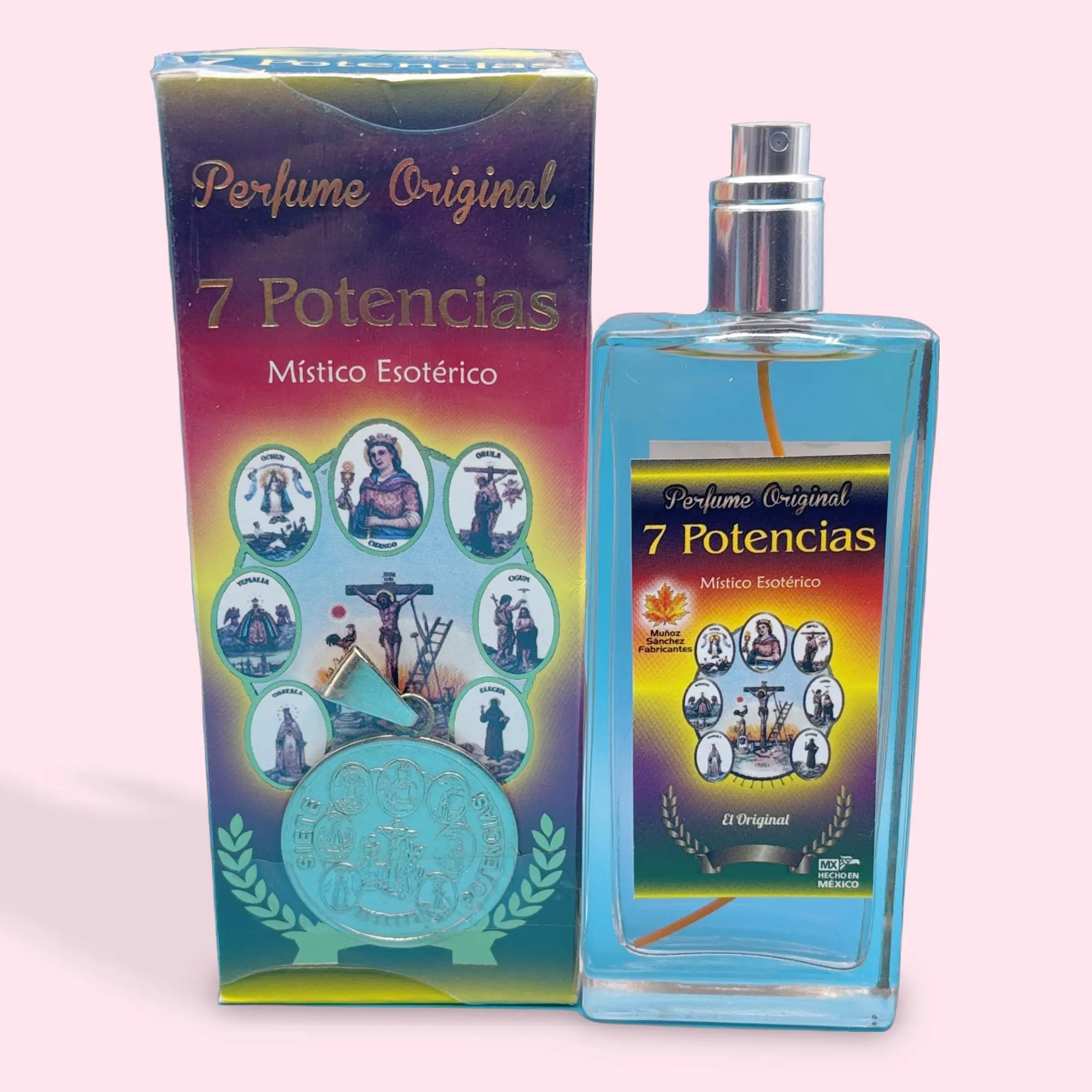Perfume 7 African Powers (7 Potencias), Long-Lasting Cologne with a Strong Scent - Single Item