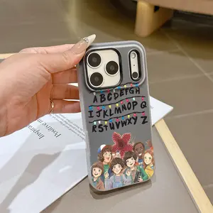 S-Strangers-Things Phone Case Suitable for iPhone 17 16e 16 15 14 13 12 11 Pro Max Air XR XS X 7 8 Plus Soft TPU Matte Double-layer Back Cover