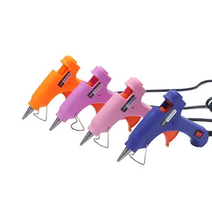Hot Melt Glue Gun Set, Tool, Includes 20w Hot Glue Guns & 7mm Sticks (pack of 20), Blue Colors Available, Ideal for DIY Projects