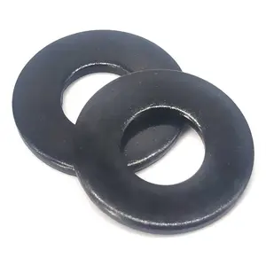 50 count 1/4" Stainless Steel Washers, 18-8 (304) Stainless Steel Flat Washers for  and Screws, Black Oxidized