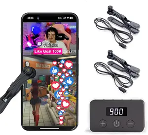 Auto Clicker, Adjustable Click Speed, Max 50 Clicks Per Second, Connect Up to 5 Click Heads | Ideal for Gaming, Live Broadcasts Likes, Reward (Auto Clicker*1 + Click *2)