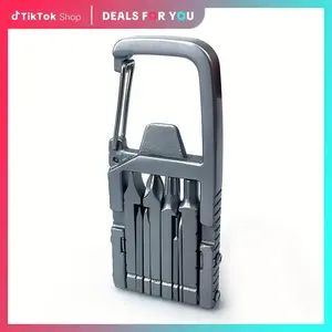 13 in 1 Multifunctional Folding Tool 1/4 Sets Stainless Steel Combination Tool & Portable Outdoor Bottle Opener & Kitchen Utensils & Gadgets & Dealsforyoudays