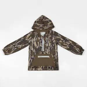 Camo Pullover Hoodie with front zipper Pocket Camo Pullover Hoodie with front zipper Pocket