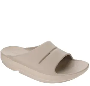 OOFOS OOahh Unisex Recovery Sandals - Nomad, Cushioned Slide with Arch Support, Comfortable Post Workout Casual Summer Footwear