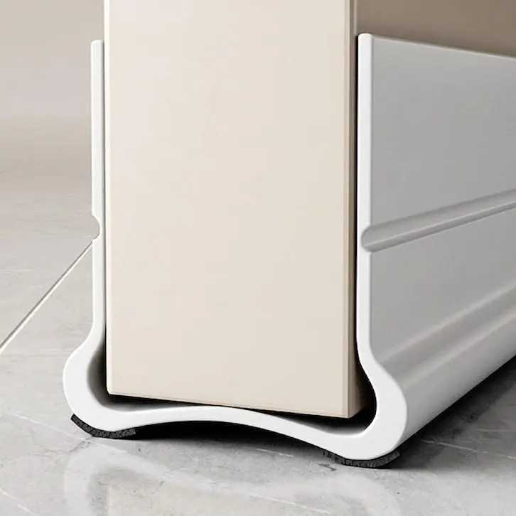 DIY Soundproof & Windproof Door Bottom Seal – Self-adhesive PVC; blocks drafts, reduces noise, and seals gaps.
