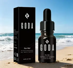 GODA For Her Pheromone Perfume For Women, Long-Lasting Floral Fragrance with Jasmine & Rose, Sweet & Spicy Perfume Oil, Vegan & Cruelty-Free, 15ml / 0.50 Fl Oz