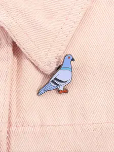 Cute Bird Design Brooch, French Pin, Fashionable Clothes Accessories for Women & Men, Trendy All-match & Exquisite Brooch, Fashion Accessory for Birthday Gift