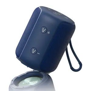 Bobtot Cylindro Bluetooth Speaker & Bobtot Portable Waterproof Speaker IPX6 15H Playtime Deep Bass Dual Pairing Perfect for Party Camping Travel