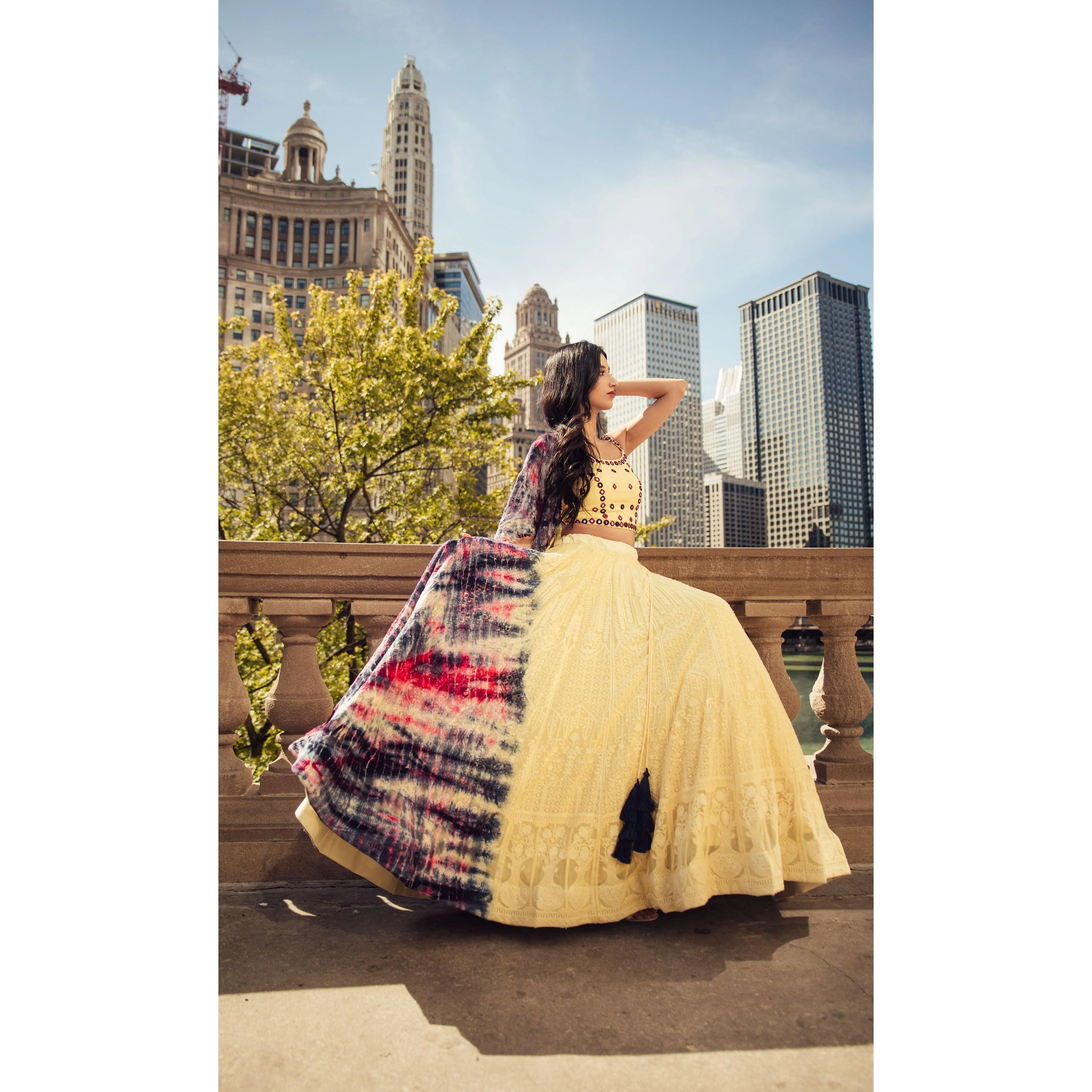 Anastasia Tie-Dye Lehenga Choli