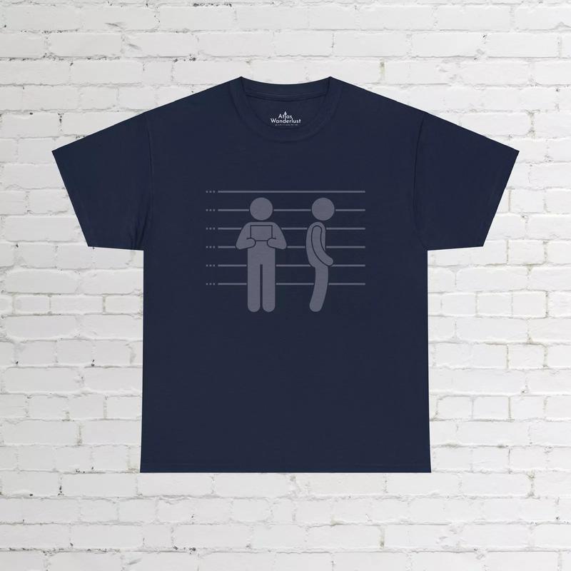 Smile in Mugshot T-shirt for Men, I Will Smile In My Mugshot Tee, Unisex Funny Tee, Sarcastic Tee, Front and Back Designs, Unisex Shirt, Comfort Colors women