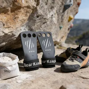 Upgraded Durable Workout Grips - Wrist Support for Weightlifting and Gymnastics - Athlete Edition