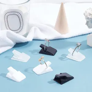 10pcs Finger Ring Display Holder Stand Single Support for Engagement Wedding Rings Jewelry Store Bedroom Practical Convenient Supplies