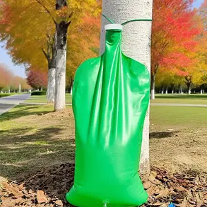 2pcs Plant Automatic Irrigation System, PVC Tree Watering Bags, automatic irrigation equipment, Slow Release Drip Irrigation, Adjustable Flow Valve, for Large Plants