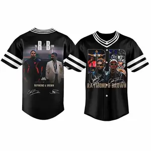 Raymond and Brown Apparel Jersey - Casual Sports Jersey, Athletic Top, R&B 2026 Tour Concert Shirt for Music Fans