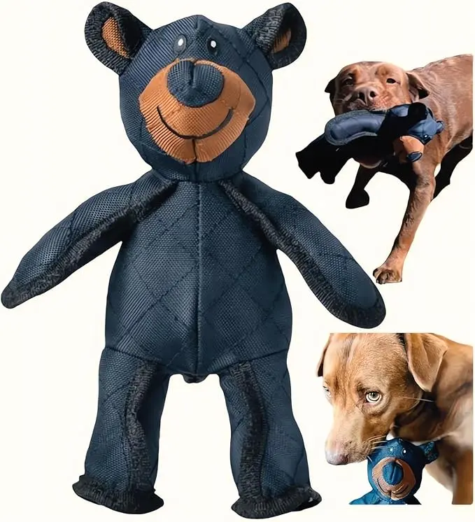 2025 Dog Toys Aggressive Chewers Indestructible Stuffed Plush Dog Squeaky Toy Keep Them Busy Durable Tough Heavy Duty Chewer Dog Toy Large Breed (1PC),Children's Day Father's Day gift