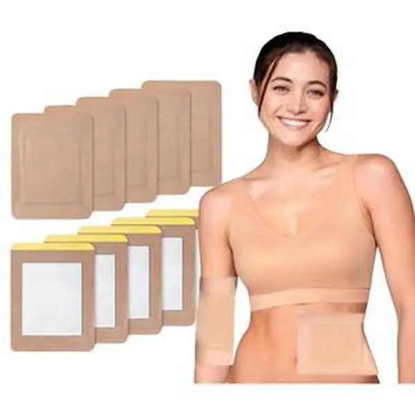 20PCS Castor Oil Pack Wrap,Cotton Castor OilPatchs,Castor Oil Packs,Massage Oilpack, No Washing Self Adhesive with HighAbsorbent Organic Cotton Flannel,Stick itanywhere you want