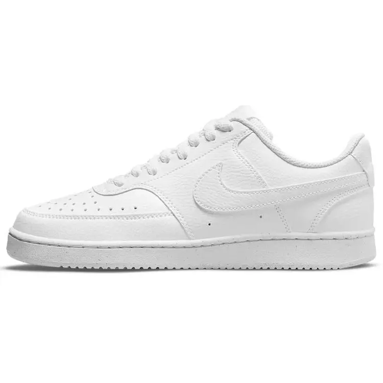 Nike Court Vision Low Next Nature Triple White Skate Shoes Women's DH3158-100
