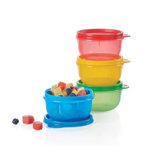 Ideal Little Bowls - Travel-Friendly Leak-Proof Snack Bowls - Compact Size 8 oz - Dishwasher Safe