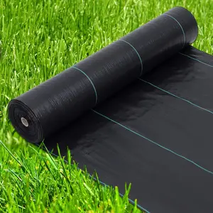 GARVEE 3.2Oz Heavy Duty Weed Barrier Fabric, 6Ft x 300Ft Professional Landscape Fabric, UV Resistant, Permeable Ground Cover for Gardens, Pathways & Erosion Control