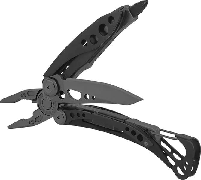 8-in-1 Compact EDC Multitool Pliers - Equipped with Carabiner Clip - for Outdoor Camping, Everyday Carry