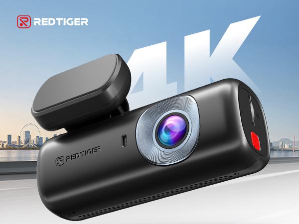 REDTIGER 4K Dash Cam F9 Lite Front ADAS WiFi GPS Mini Hidden G Sensor 24H Parking Monitor 32GB Card APP Control Loop Recording Night Vision Dashcam Vehicle-Holiday Haul
