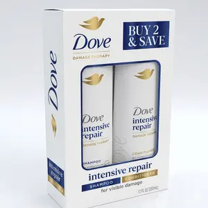 Dove Beauty Intensive Repair Shampoo & Conditioner Set for Damaged Hair - 12 fl oz - Repair & Restore Haircare Combo
