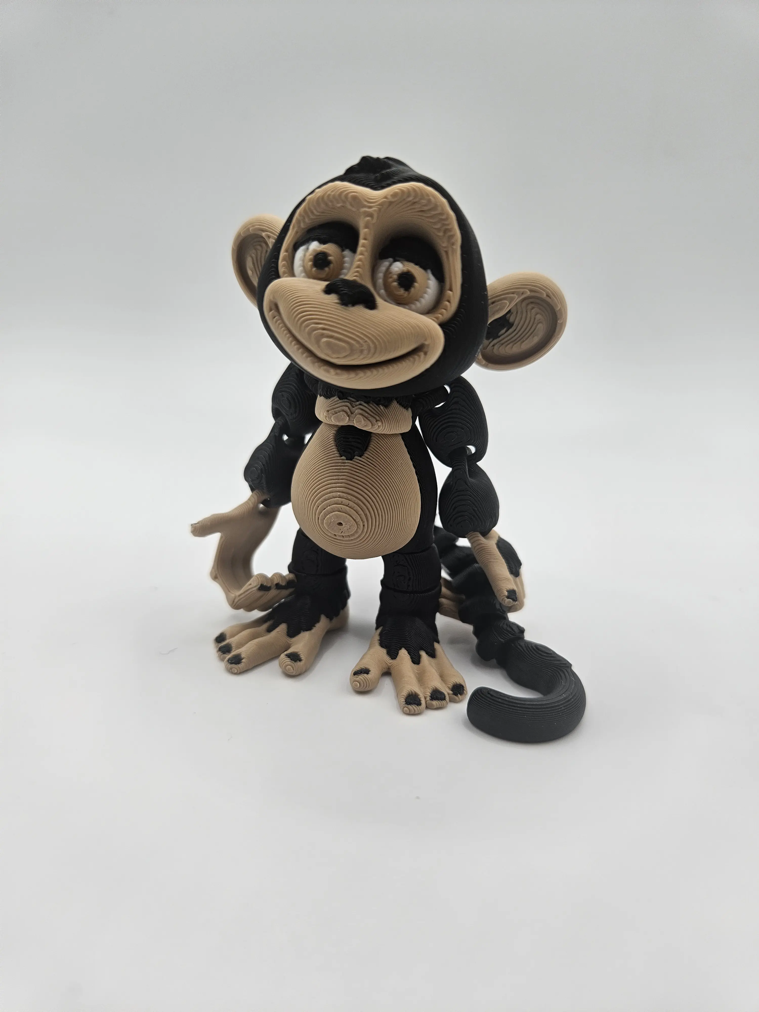 Monkey | 3D Printed Articulating Figurine Great Gift and Desk Figure Monkey | 3D Printed Articulating Figurine Great Gift and Desk Figure